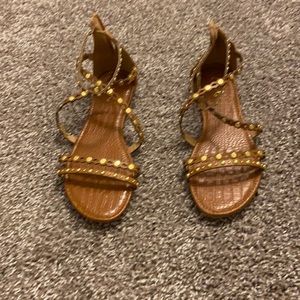 Gladiator sandals, new without tags, never worn
